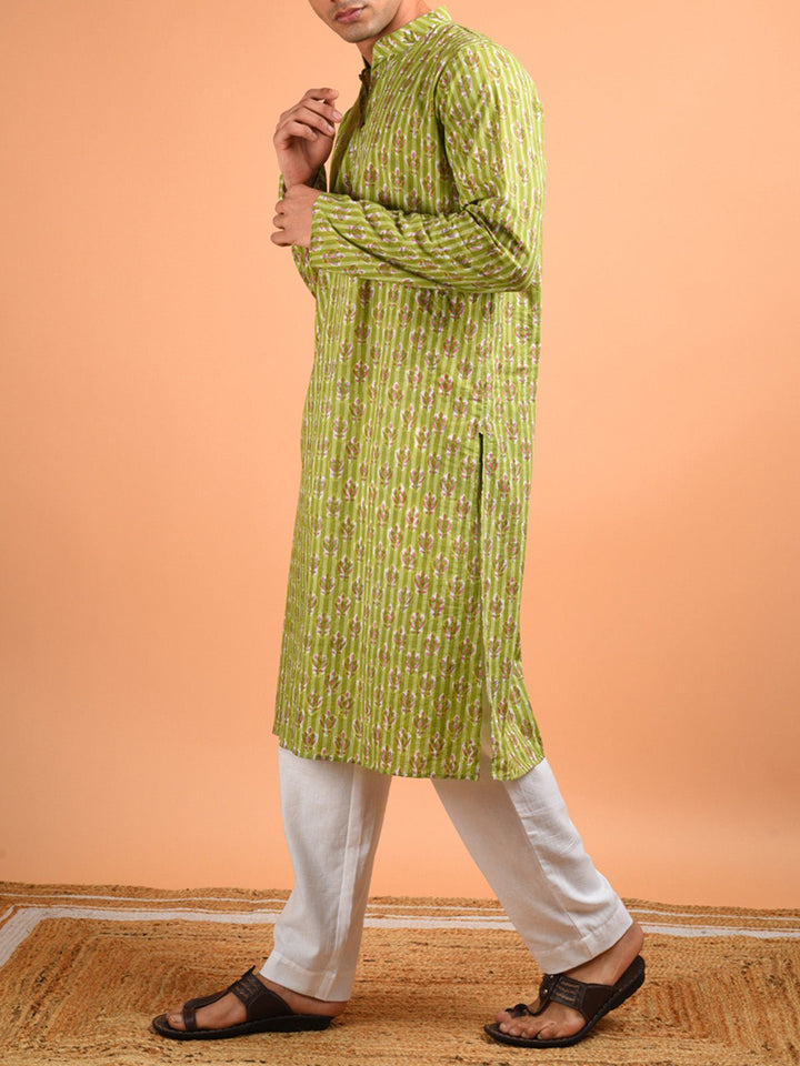 Shirts & T - shirtsBagh Men's Kurta GreenKalp