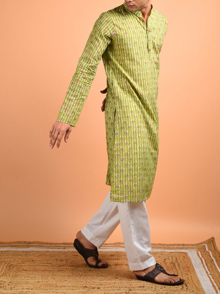 Shirts & T - shirtsBagh Men's Kurta GreenKalp