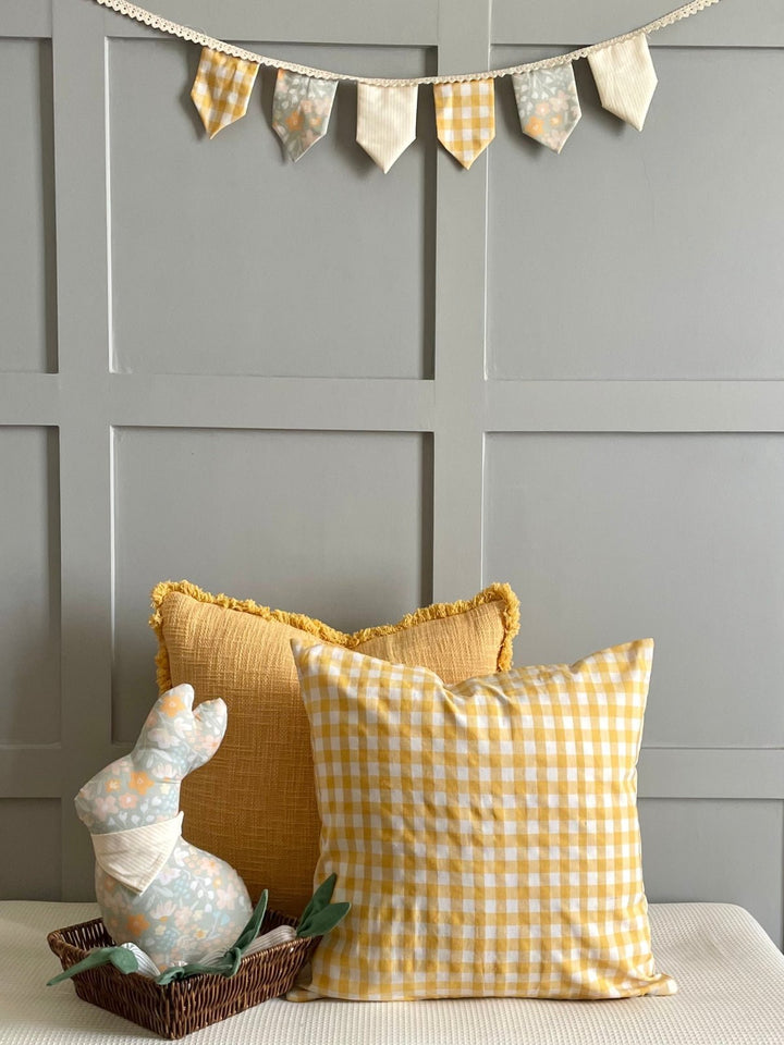 Home DecorBandana Bunnies - Yellow Floral PrintThe GruhamFlourish Planet