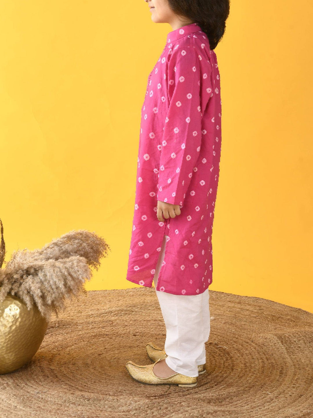 Suits & SetsBandhini Kurta Set PinkKalp