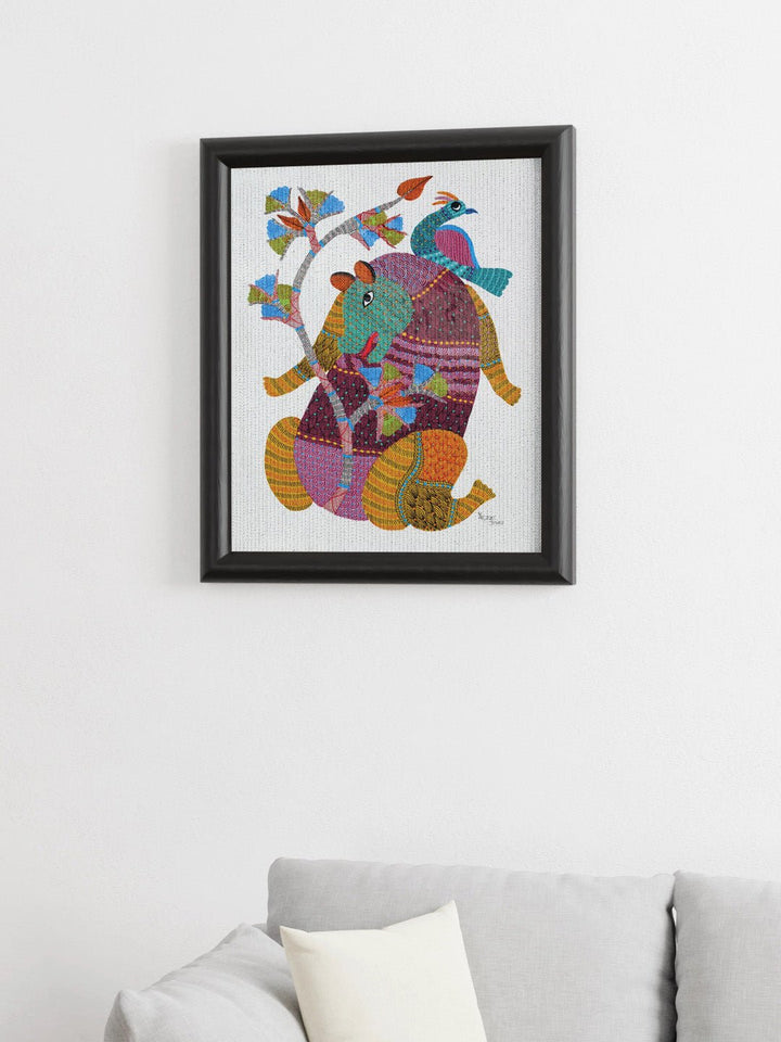 DecorBear Gond Art Painting - UnframedKailash Pradhan