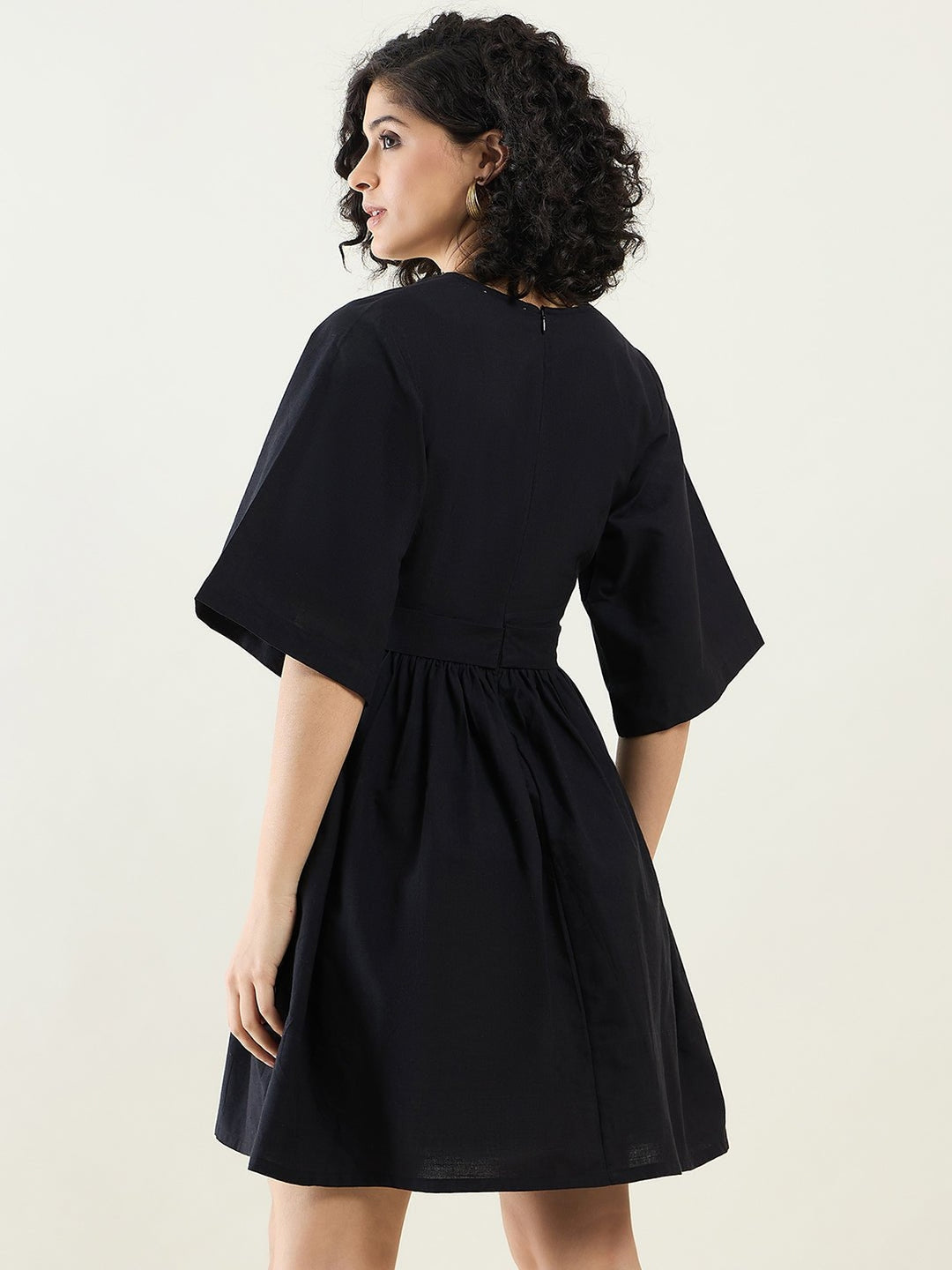 DressesBelted Dress with Wide SleevesArras