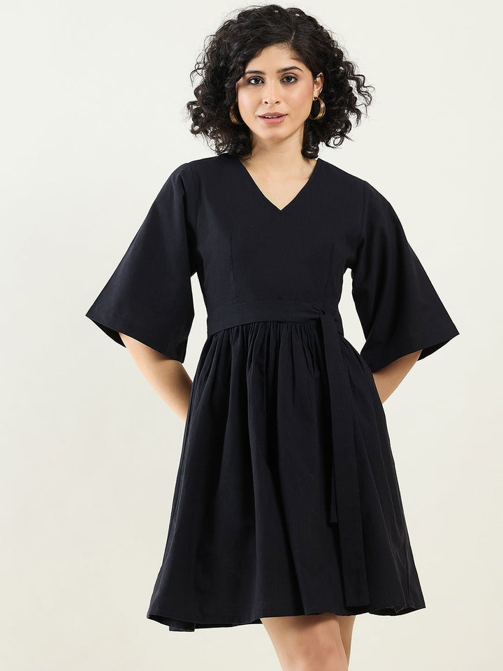 DressesBelted Dress with Wide SleevesArras