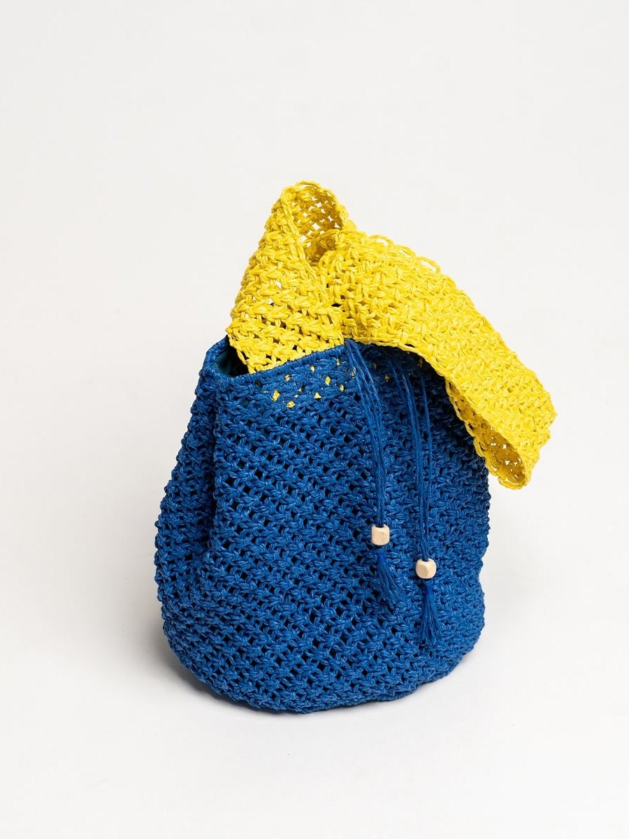 BagsBliss Raffia Bucket BagOne 'O' Eight KnotsFlourish Planet