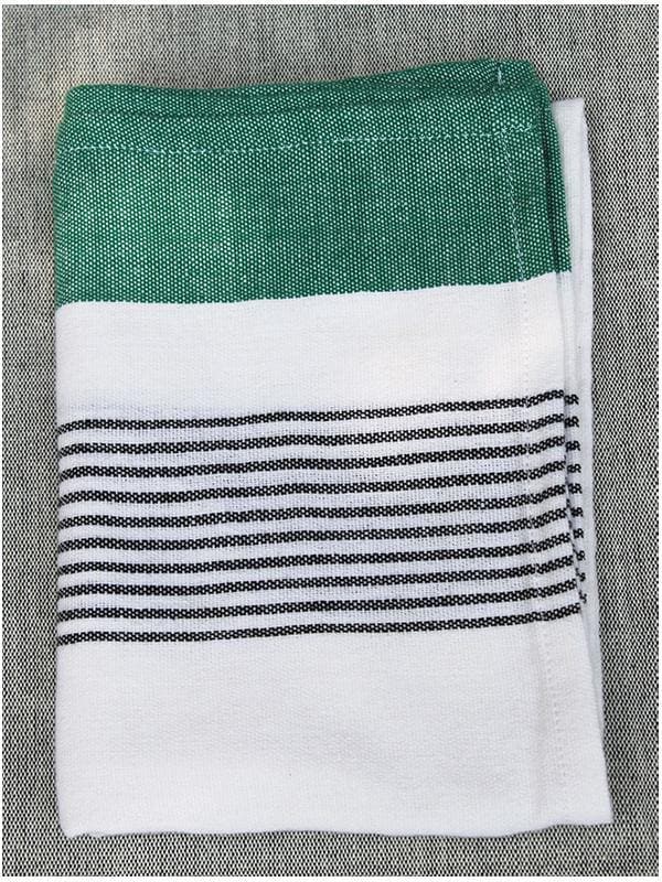 Bath LinenBlock Stripe Face TowelKara Weaves