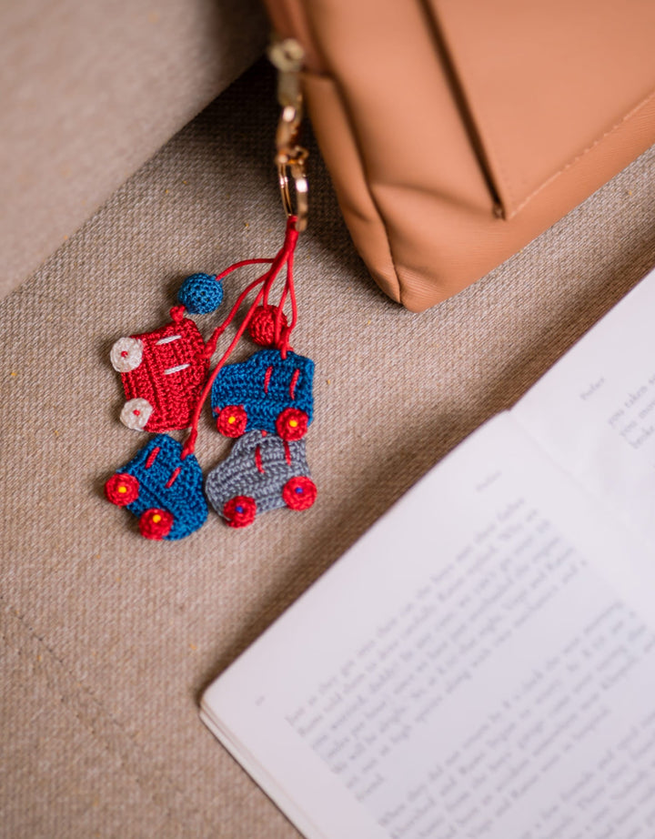 Personal AccessoriesBoho Bag Charm ~ Lal - Neeli MotorcarSamoolamFlourish Planet