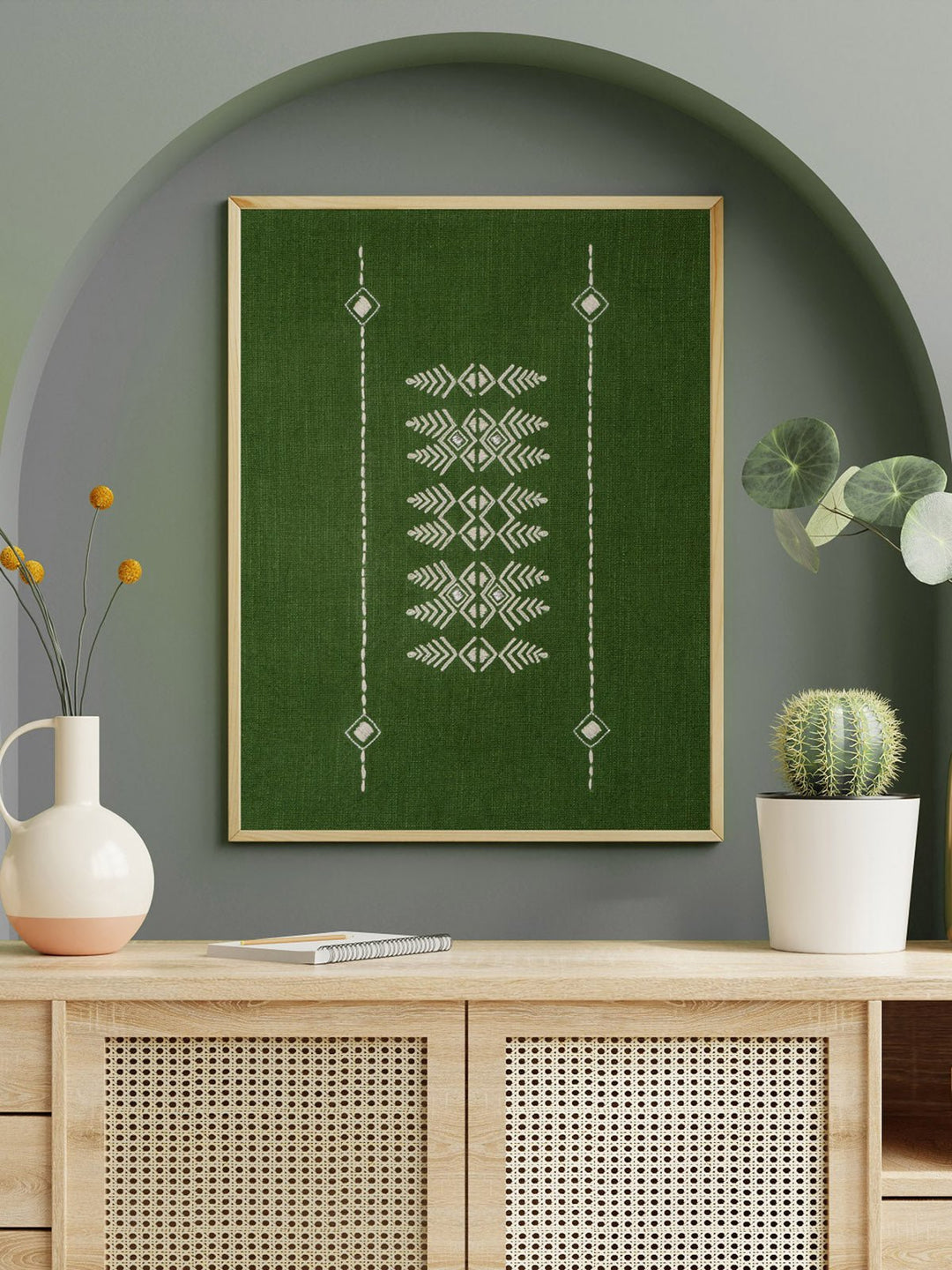 Home DecorBoro Tribe Wall Art - UnframedDeco TalkFlourish Planet