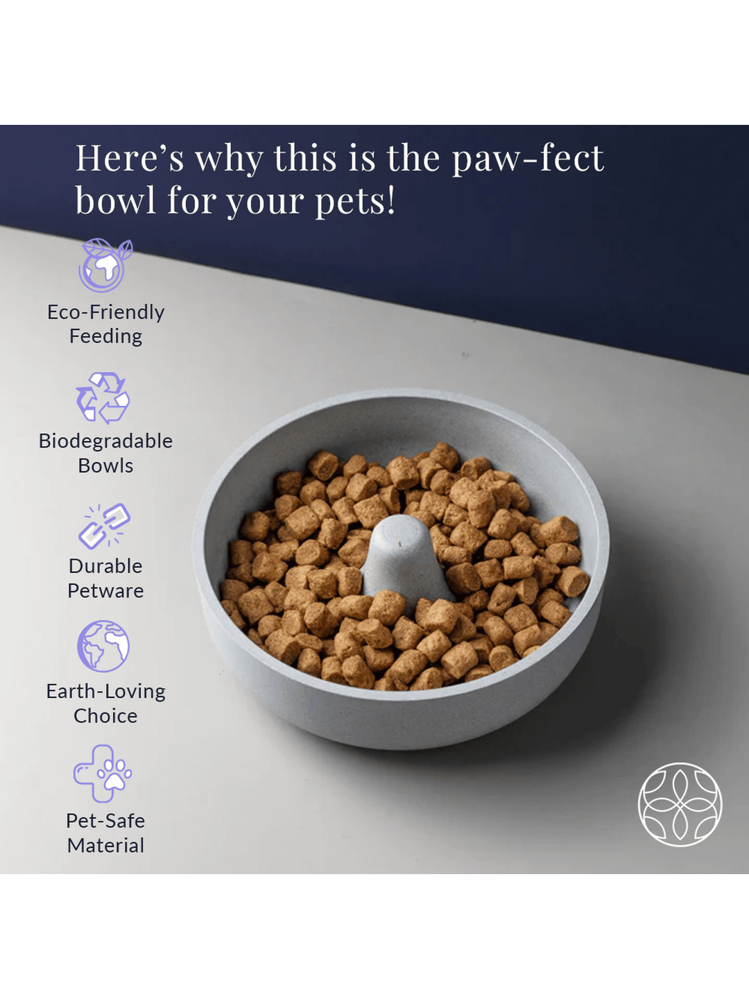 Pet ProductsBubble Pet Bowl for Dogs and Cats | 900 mlIrida NaturalsFlourish Planet