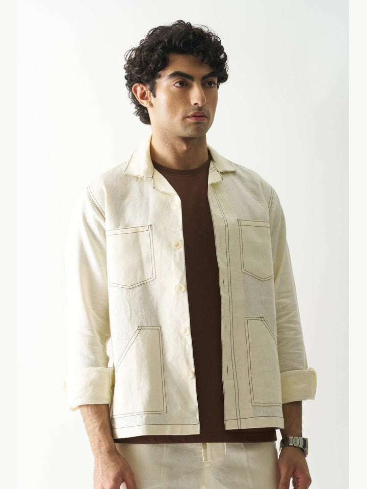 JacketsCaramel Cascade Linen JacketCultura StudioFlourish Planet