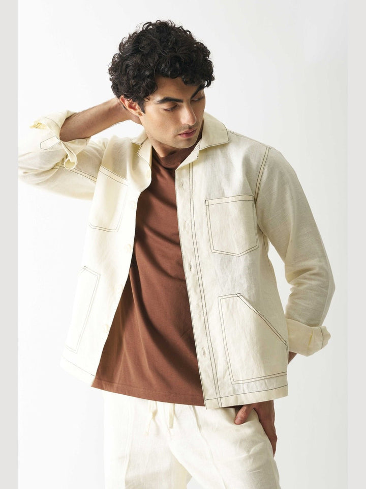 JacketsCaramel Cascade Linen JacketCultura StudioFlourish Planet