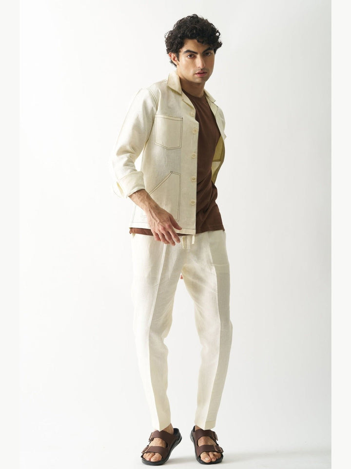 JacketsCaramel Cascade Linen JacketCultura StudioFlourish Planet