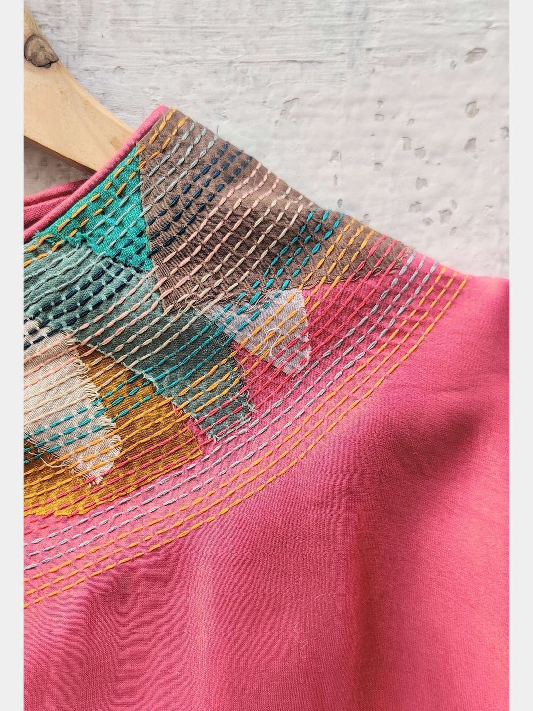 BlousesChanderi Baby Pink Crop TopBihartFlourish Planet