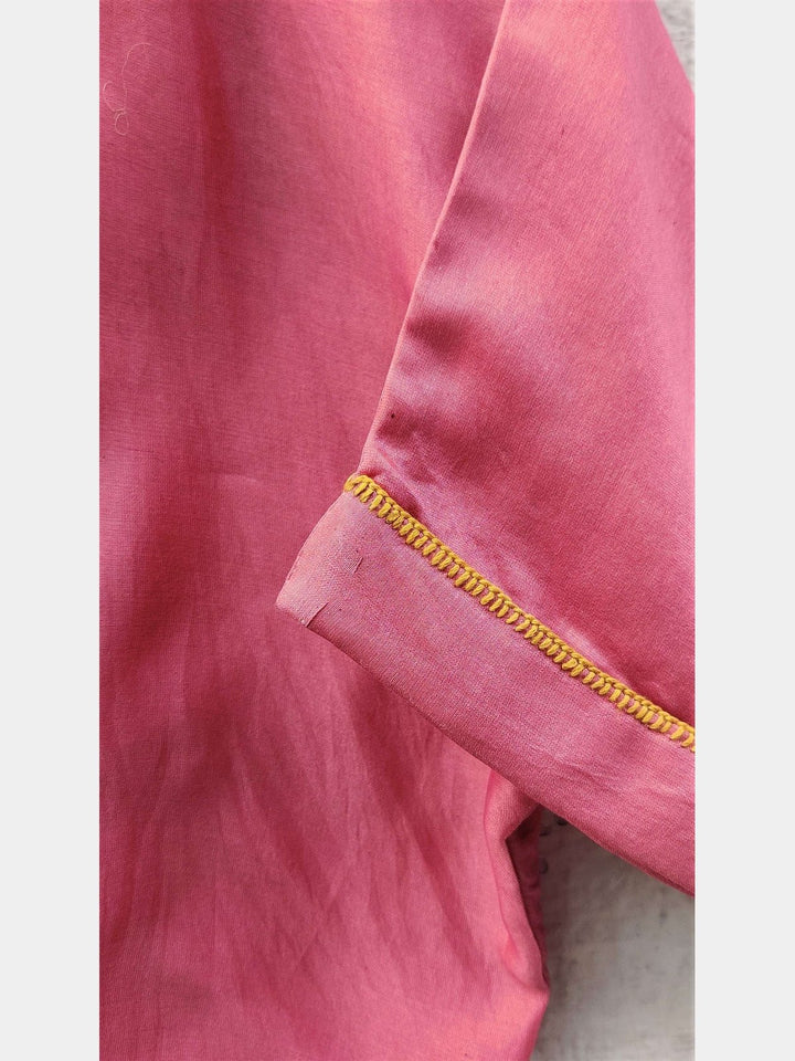 BlousesChanderi Baby Pink Crop TopBihartFlourish Planet