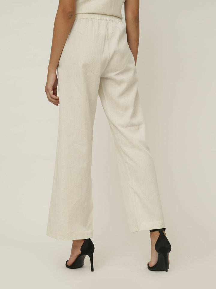 Co - ord SetClassic Drop Shoulder Shirt with Wide Leg Pants Co - ord SetSaltpetre