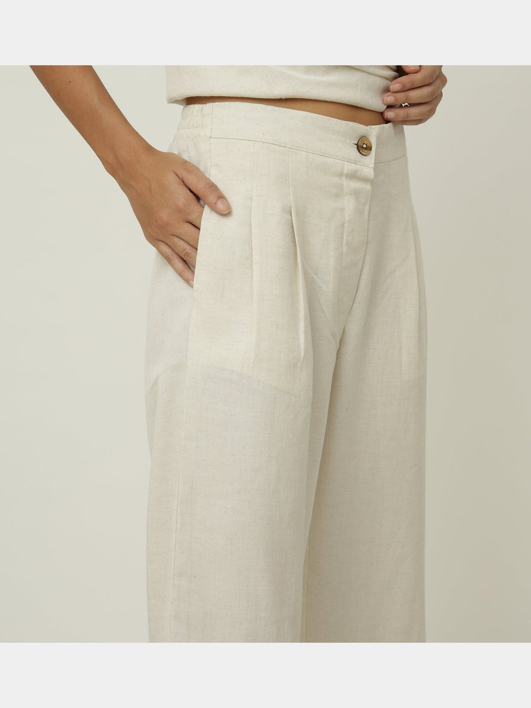 Co - ord SetClassic Drop Shoulder Shirt with Wide Leg Pants Co - ord SetSaltpetre