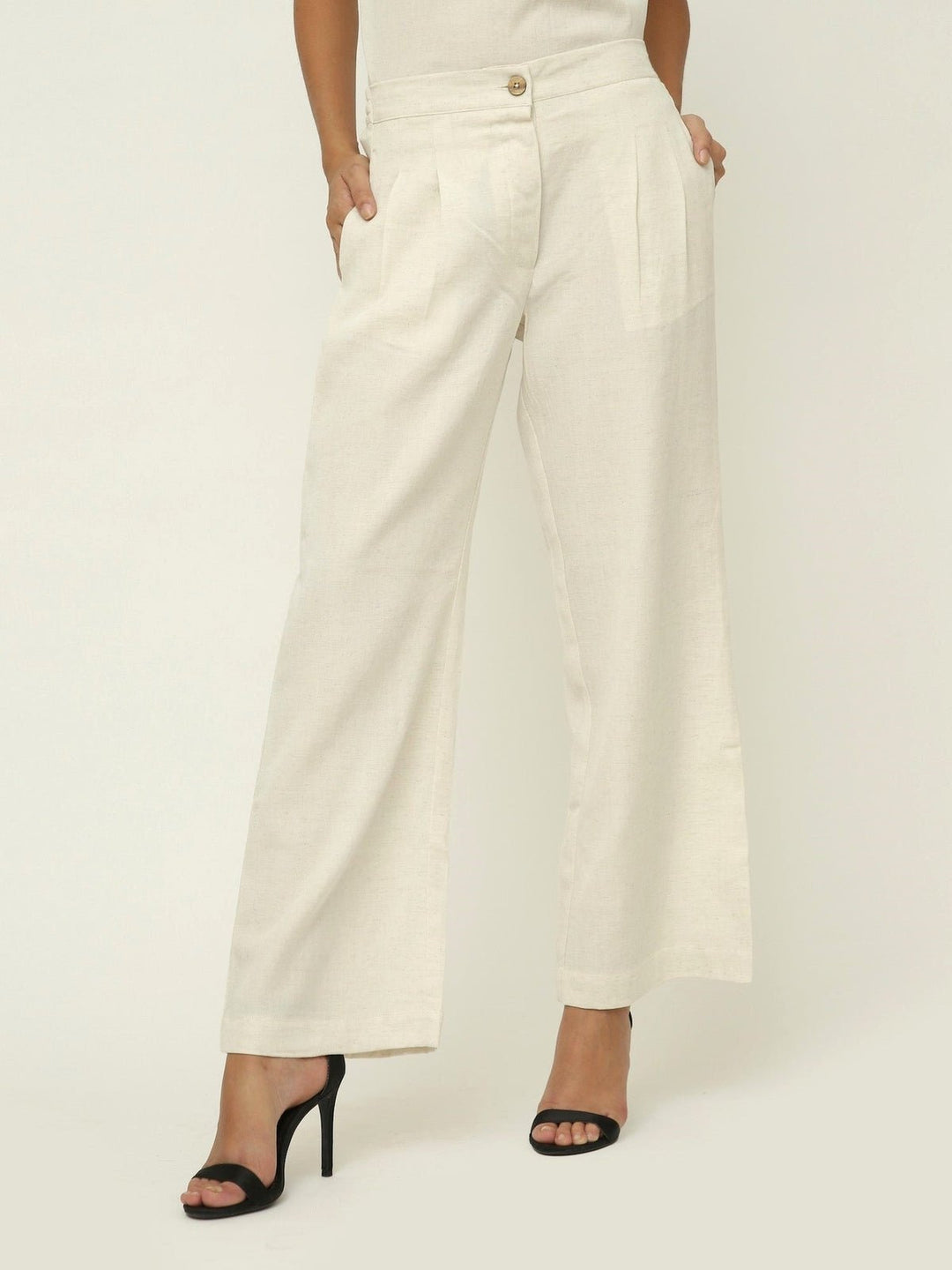 Co - ord SetClassic Drop Shoulder Shirt with Wide Leg Pants Co - ord SetSaltpetre