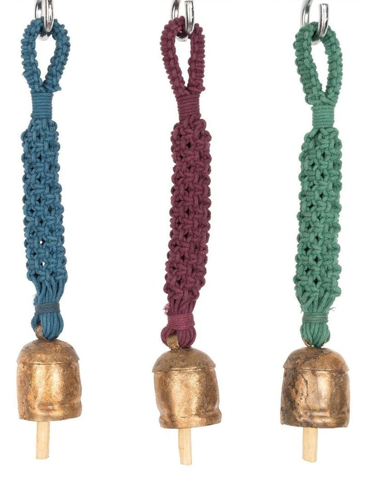 Home DecorClassic Hand - Knotted Wind Chime with Metal Bell (Single pc)One 'O' Eight KnotsFlourish Planet