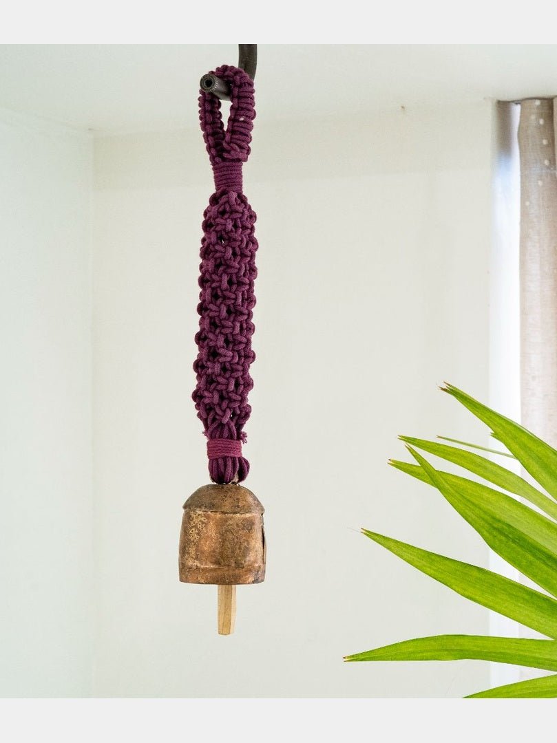 Home DecorClassic Hand - Knotted Wind Chime with Metal Bell (Single pc)One 'O' Eight KnotsFlourish Planet