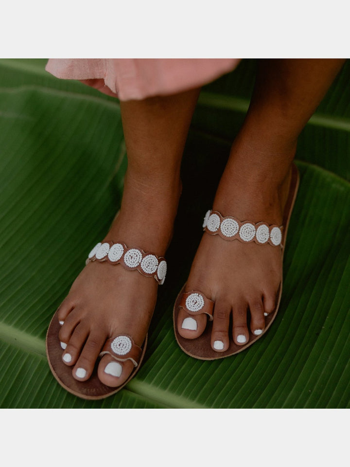 FootwearClover Sandals in WhiteSwahili Coast