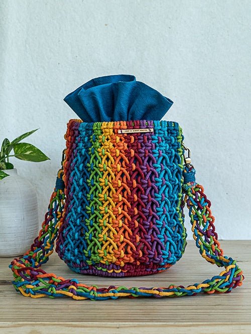 BagsCosmos Blended Hand - Knotted Bucket BagOne 'O' Eight KnotsFlourish Planet
