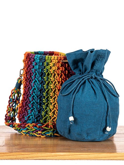 BagsCosmos Blended Hand - Knotted Bucket BagOne 'O' Eight KnotsFlourish Planet