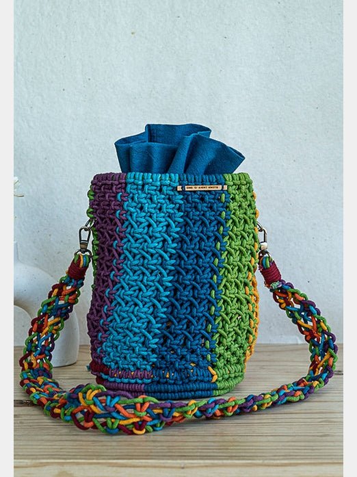 BagsCosmos Striped Hand - Knotted Bucket BagOne 'O' Eight KnotsFlourish Planet