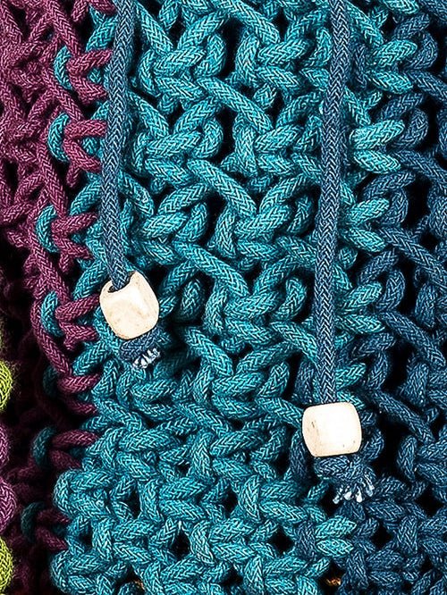 BagsCosmos Striped Hand - Knotted Bucket BagOne 'O' Eight KnotsFlourish Planet