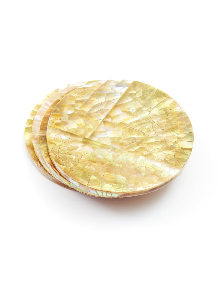 Table and DiningCracked Pearl - Mother of Pearl Coasters | LIKHÂLIKHÂ