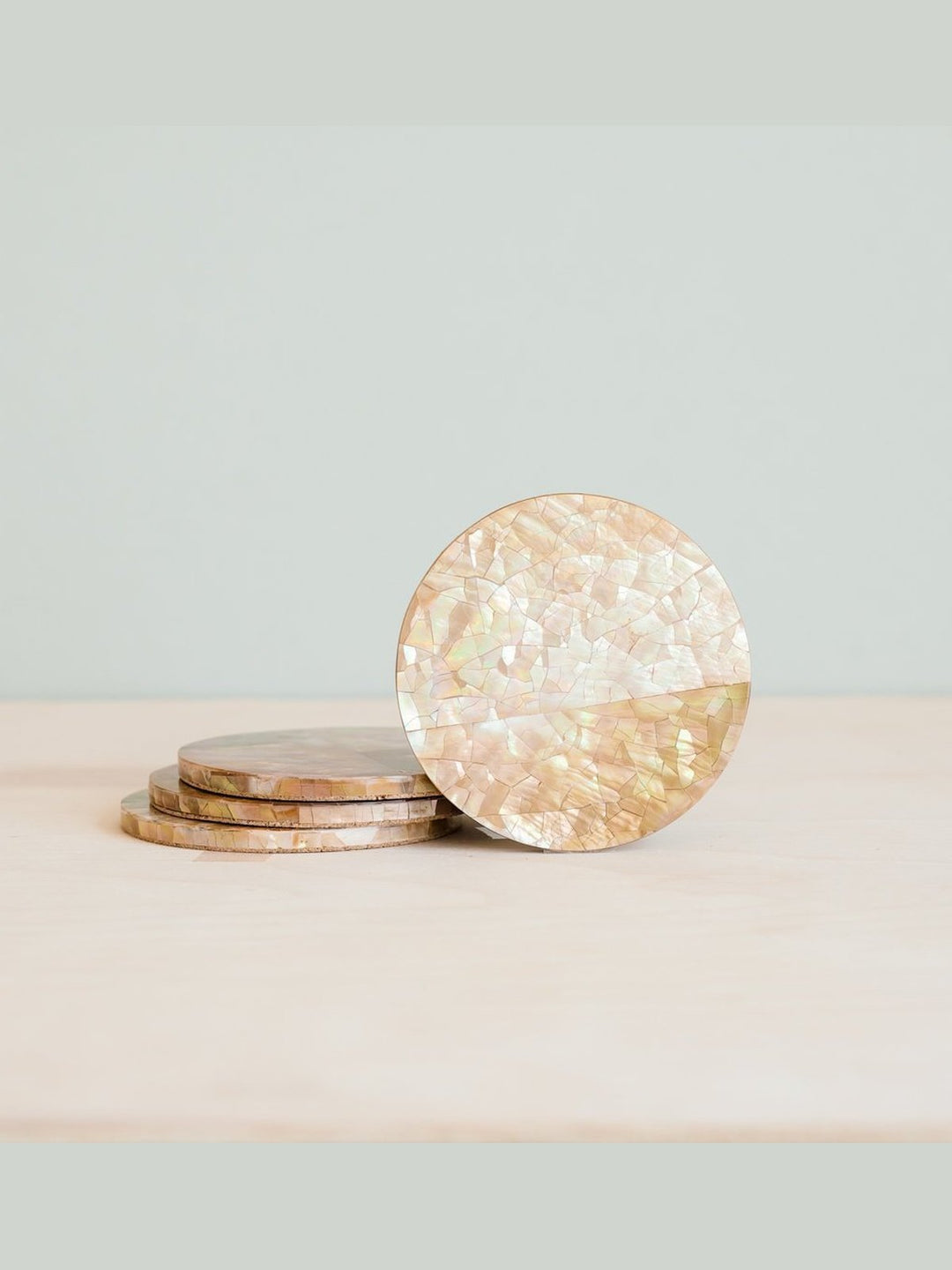 Table and DiningCracked Pearl - Mother of Pearl Coasters | LIKHÂLIKHÂ