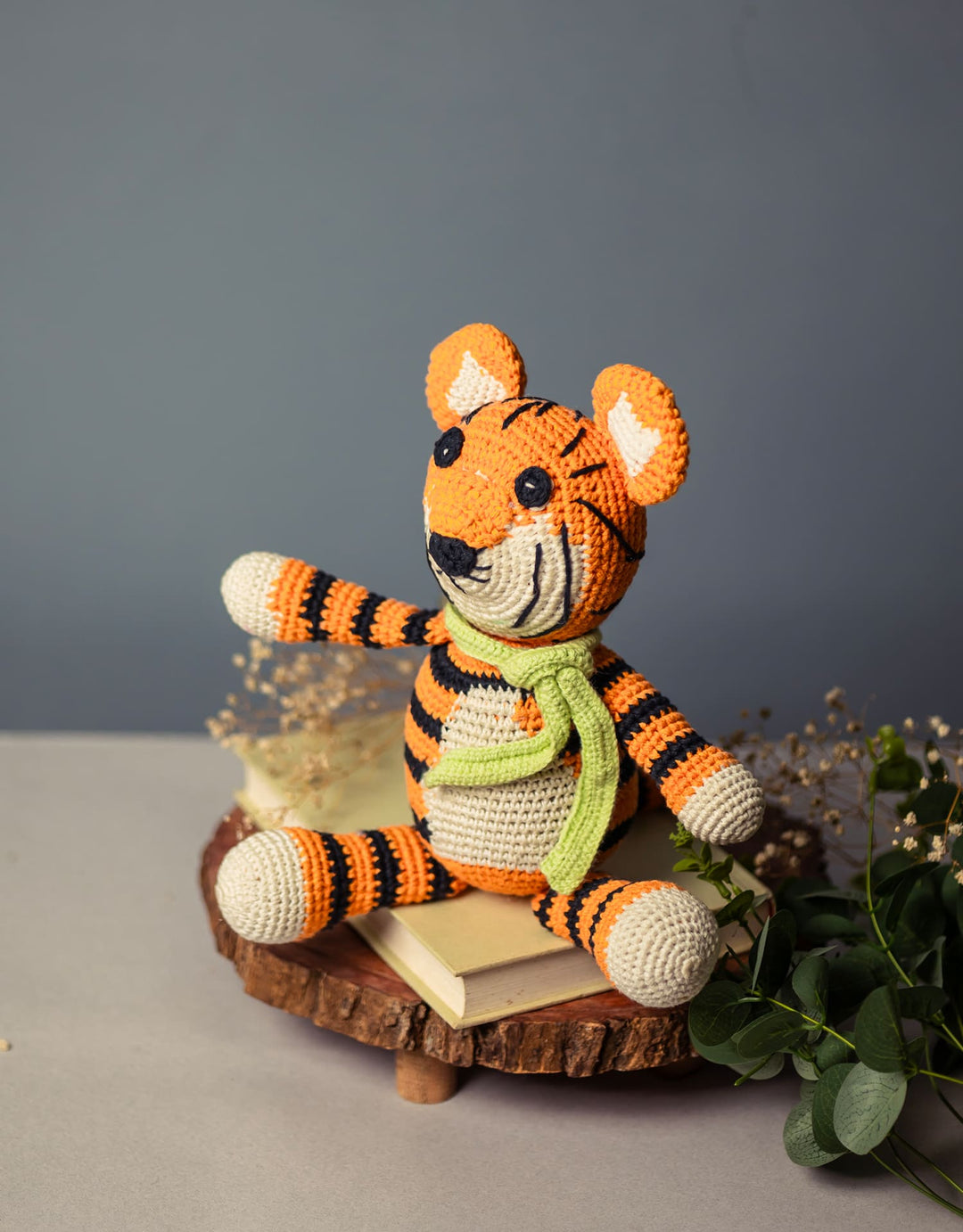 Toys & GamesCurious Tiger Cuddle ToySamoolamFlourish Planet