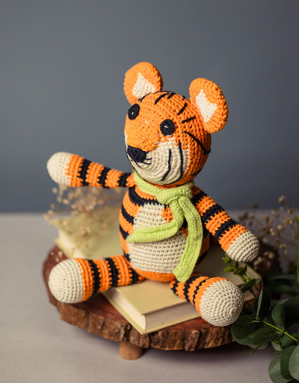 Toys & GamesCurious Tiger Cuddle ToySamoolamFlourish Planet