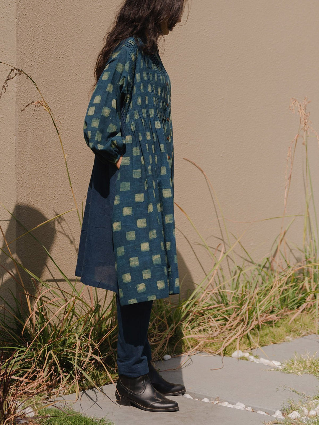 DressesDale Dress BlueKajal AgrawalFlourish Planet