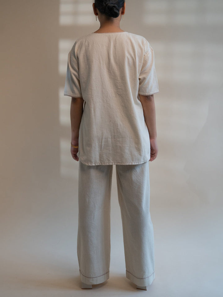 TopsDawning Layered Shirt Off WhiteLafaaniFlourish Planet