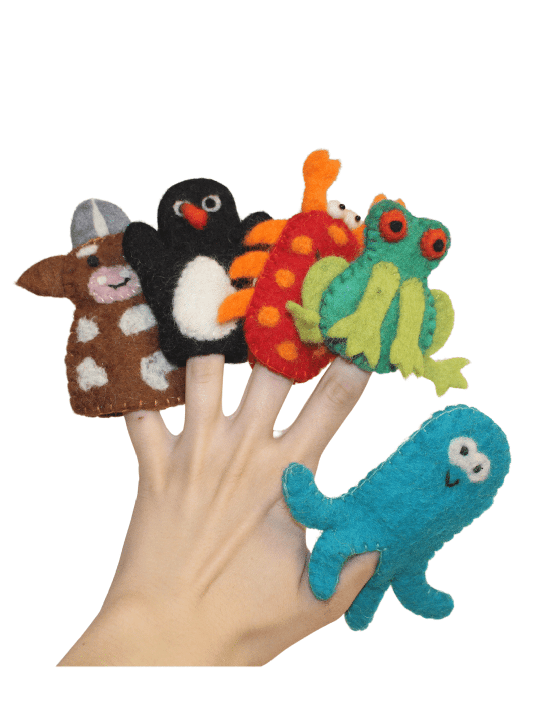 Toys and GamesDC Felt Wool Finger Puppet (4-pack) | 335 FPUS Sherpa