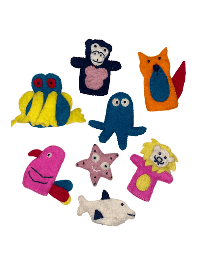 Toys and GamesDC Felt Wool Finger Puppet (4-pack) | 335 FPUS Sherpa