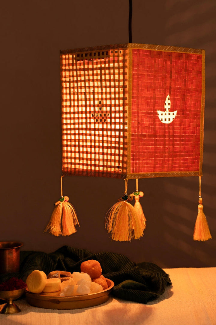 Home DecorDiya Handcrafted Bamboo LanternGreenkraftFlourish Planet