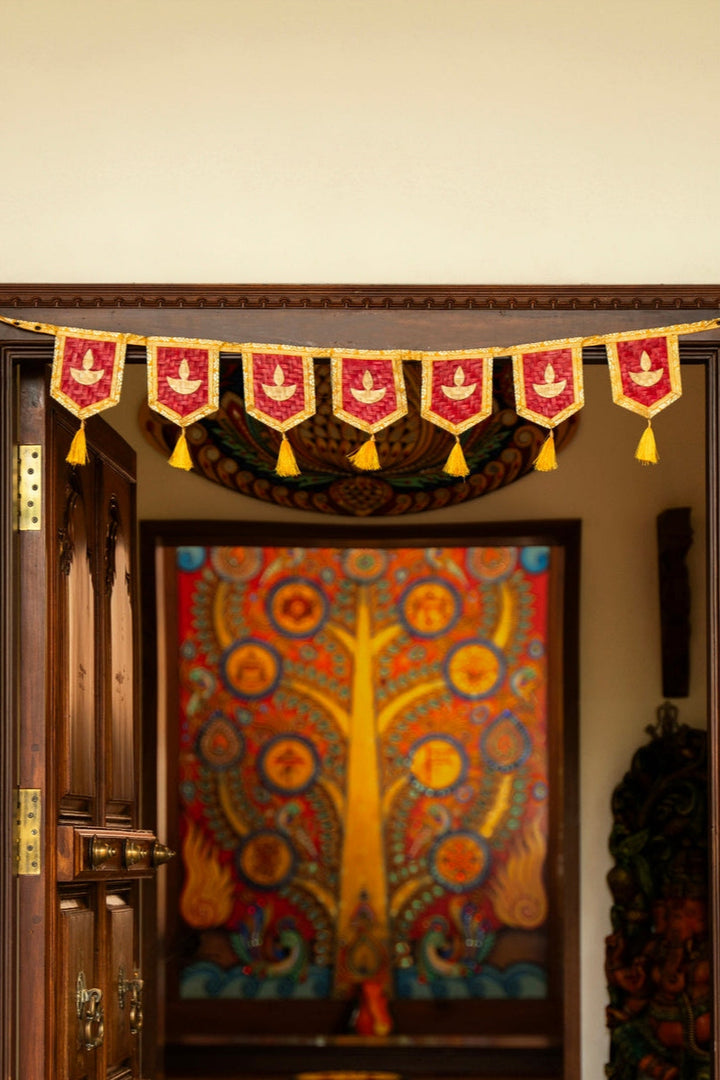 Home DecorDiya Handcrafted Bamboo ToranGreenkraftFlourish Planet