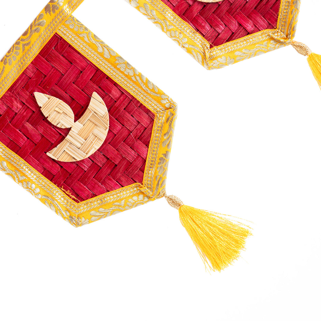 Home DecorDiya Handcrafted Bamboo ToranGreenkraftFlourish Planet