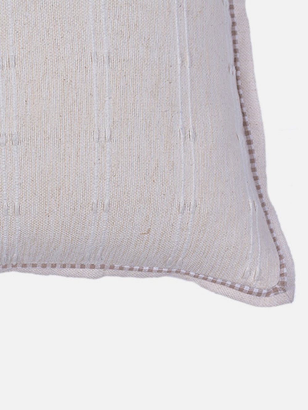 Bed and LivingEarthbound Broken Rib Cushion Cover Pearl WhiteThe Greige Warp