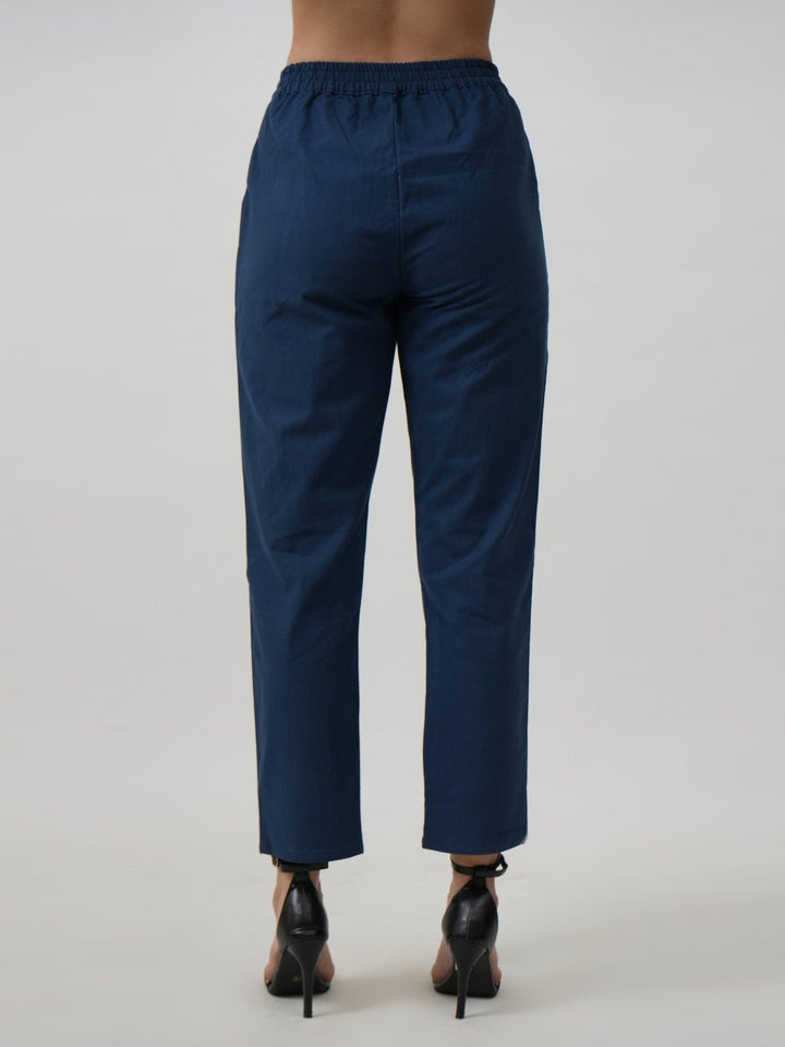 Co - ord SetElegant Front Pleat Top with Tapered Pants Co - ord SetSaltpetre