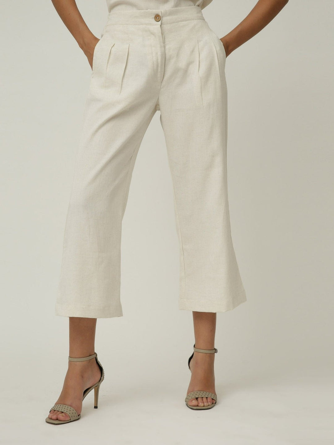 Co - ord SetElegant Shirt with Slip Top and Wide Leg Pants 3 - Piece Co - ord SetSaltpetre