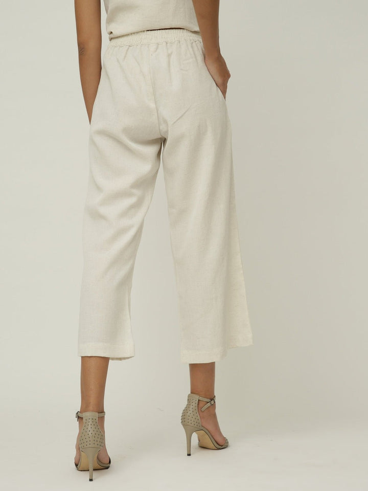 Co - ord SetElegant Shirt with Slip Top and Wide Leg Pants 3 - Piece Co - ord SetSaltpetre