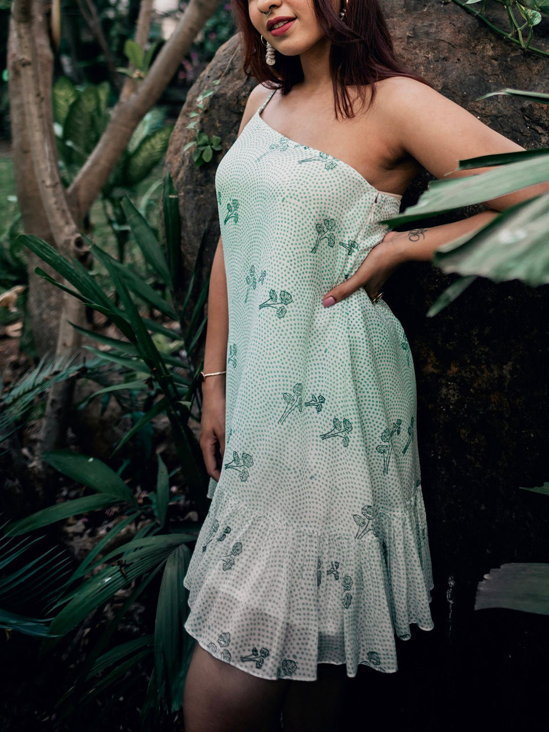 Escada Camille Mini Dress Frosty Mint | Flourish Planet XS Escada Camille Mini Dress Frosty Mint | Flourish Planet XS