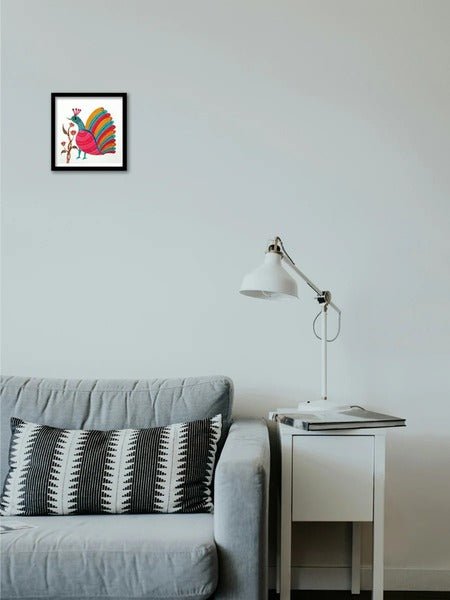 Home DecorFeathers of Delight - Gond PaintingKailash PradhanFlourish Planet