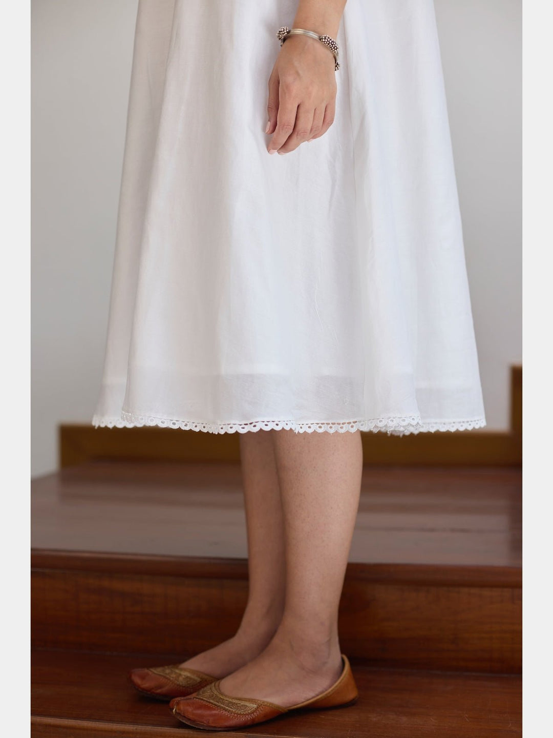 DressesFlared Slip Dress - WhiteVasstramFlourish Planet