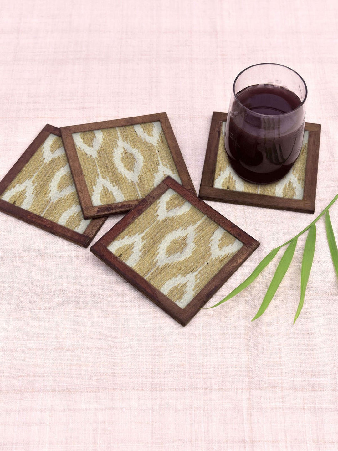 Table & DiningFloral Harmony Cotton Coasters CoasterHome YarnFlourish Planet