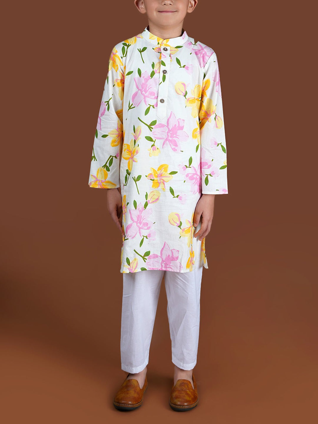 Suits & SetsFloral Print Kurta Set Multi ColorKalp