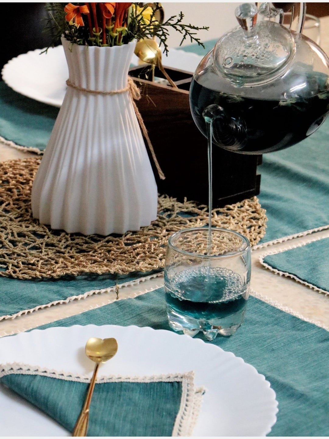 Table and DiningFrench Flax Table Linen SetEkatra