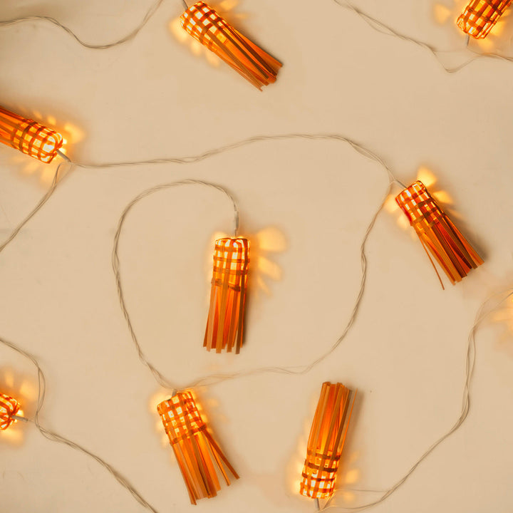 LightingFrill Handcrafted Bamboo String LightGreenkraftFlourish Planet