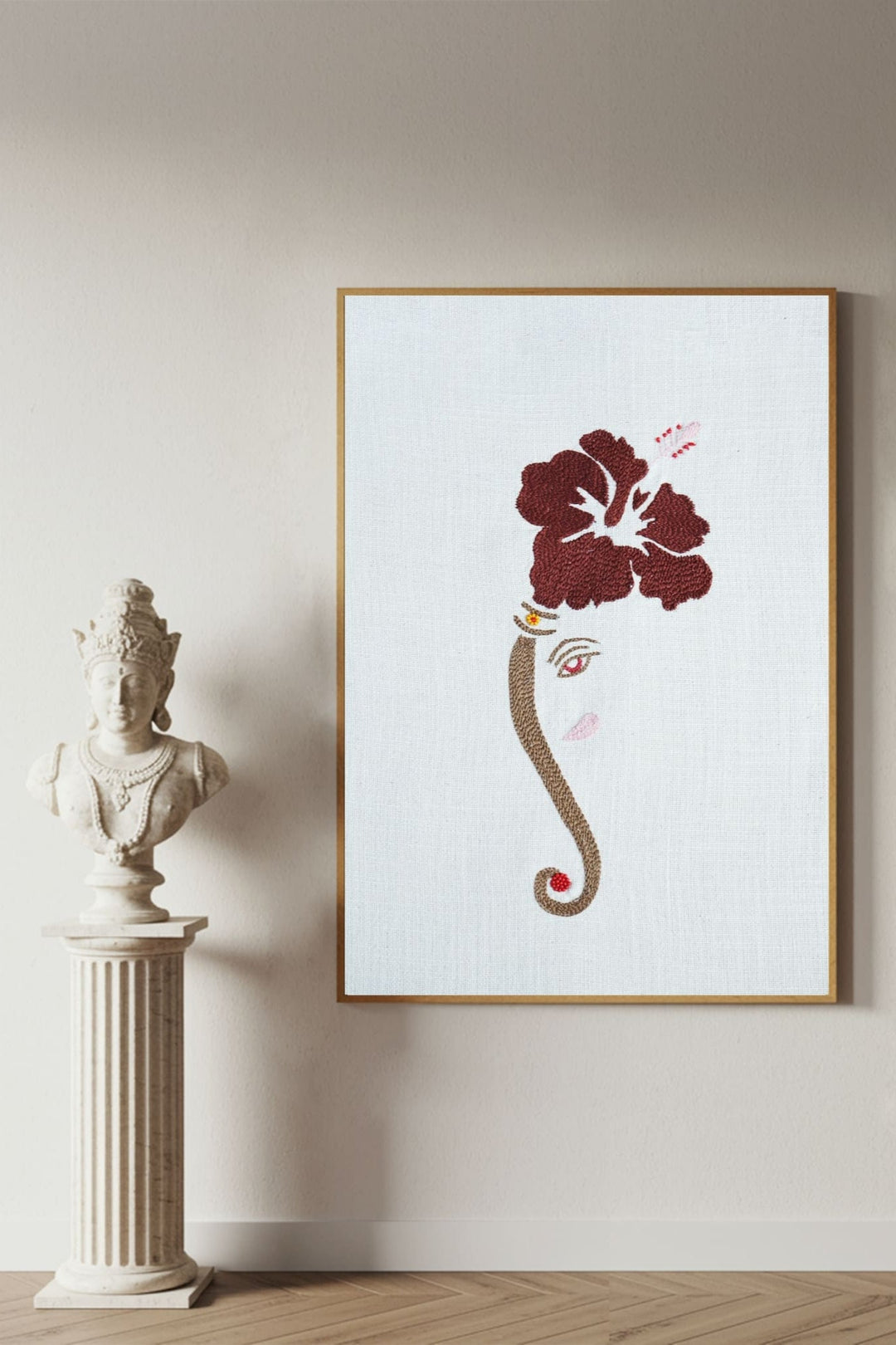 Home DecorGajavakra: Trunk of the Elephant Wall art UnframedVenusFlourish Planet